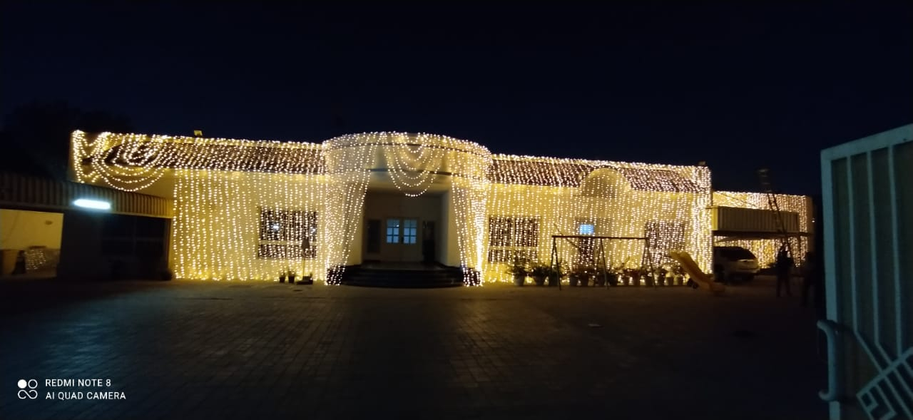 Cover photo of Dubai wedding lights